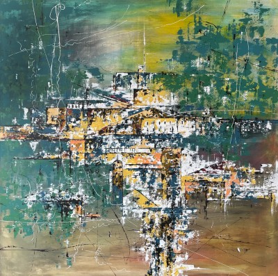 Vilijos M. tapyba, paveikslas „Pakeliui į Brentą“